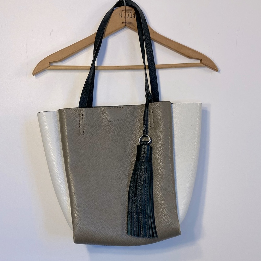 Vince Camuto Tricolored Bucket Tote Bag